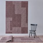 Enza Home 1.60x2.30 cm Kiremit Çok Renkli Diagram Polyester ve Viskon Halı