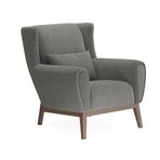 Enza Home 10906 Netha Keten Dokulu Gri Berjer