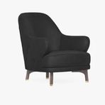 Enza Home 11501 Navona Suni Deri Koyu Kahve Berjer