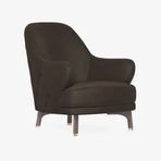 Enza Home 11502 Navona Suni Deri Kahve Berjer