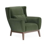 Enza Home 11707 Netha Tay Tüyü Koyu Yeşil Berjer