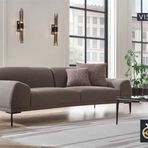 Enza Home 15604 Swan Buklet Kumaş Vizon 2.5'lu Koltuk