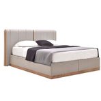 Enza Home 21102 Açık Yeşil Keten Dokulu Kumaş 150x200 cm Polka Başlıklı Baza