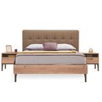 Enza Home 217 Vizon Suni Deri Kumaş 150x200 cm Sona Başlıklı Baza