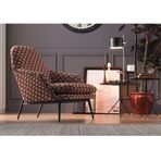 Enza Home Arte 22607 Turuncu Keten Dokulu Berjer