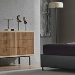 Enza Home Austin 103x83 cm Meşe 6 Çekmeceli Şifonyer
