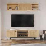 Enza Home Austin 250x45 cm Açık Meşe Mini TV Ünitesi