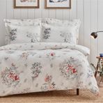 Enza Home Belisima Mavi Baskılı Floral Esinti Çift Kişilik Nevresim Seti