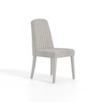 Enza Home Cante 14207 Krem Dokuma Kumaş Sandalye