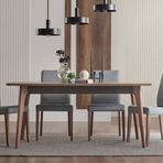 Enza Home Cordell 180x90 cm Ceviz Masa