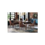 Enza Home Elegante 178x93 cm Mermer Desenli Yemek Masası