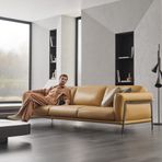 Enza Home Emoticon 54306 Peru Gerçek Deri 4'lü Koltuk
