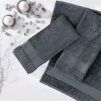 Enza Home Essentials 50x90 CM Antrasit 3'lü El Havlusu Seti