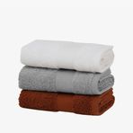 Enza Home Essentials Gri 30x50 cm Misafir Havlusu