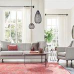 Enza Home Fabia Açık Gri Yataklı 3'lü Koltuk + 1 Adet Açık Gri Berjer Takımı