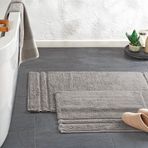 Enza Home Felicia 2'li 50x60 cm 60x100 cm Ekru Banyo Paspas Seti