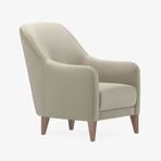 Enza Home Fiore 10407 Krem Kadife Dokulu Berjer