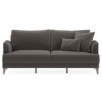 Enza Home Fiore 11711 Koyu Gri Tay Tüyü Yataklı Üçlü Koltuk