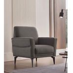 Enza Home Forte 13106 Gri Keten Dokulu Berjer