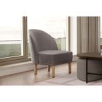 Enza Home Freda Berjer, Kadife Dokulu, 56205 Gri