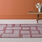 Enza Home Gemar 2.30x2.90 cm Krem Bordo Polyester Halı