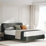 Enza Home Hera Başlıklı Baza 2'li Set - Yeşil - 160 x 200 cm