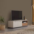 Enza Home Loreto Bazalı Tv Sehpası - Siyah