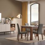 Enza Home Loreto Konsol + Yemek Masası (Sabit) + Sandalye (4 adet)