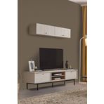 Enza Home Loreto Tv Ünitesi Seti 1 - Kırık Beyaz