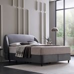 Enza Home Lotto Orthopedic Support 33004 160x200 cm Antrasit Baza Başlık