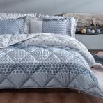 Enza Home Malin Tek Kişilik Mavi Uyku Seti