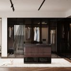 Enza Home Odena Köşe Gardrop - Füme