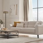 Enza Home Paloma 55701 Krem 3'lü Yataklı Koltuk