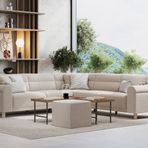 Enza Home Paloma 55904 Krem Sağ Yataklı Köşe Takımı