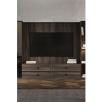 Enza Home Parma Çekmeceli TV Sehpası - Koyu Ceviz