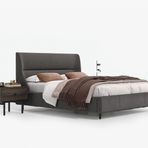 Enza Home Parma Koyu Ceviz-Mat Siyah Yatak Odası Takımı