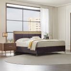 Enza Home Pavia Başlıklı Baza - Kahve - Kahverengi - 200 x 200 cm