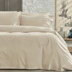 Enza Home Plain Bej Çift Kişilik Nevresim Takımı