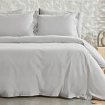 Enza Home Plain Çift Kişilik Gri Nevresim Takımı