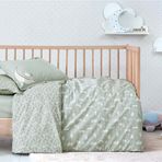 Enza Home Rabbit Nil Yeşili Ranforce Bebek Nevresim Takımı