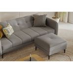 Enza Home Romina Puf,14208 KOYU GRİ