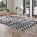 Enza Home Taos Antrasit 1.60x2.30 cm Tencel ve Polyester Halı