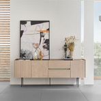 Enza Home Terra Konsol + Açılır Yemek Masası + Kolçaklı Sandalye (4 adet)