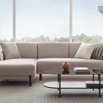 Enza Home Terra Yataklı - Sol, Kadife Dokulu, 14001 Kemik Köşe Takımı
