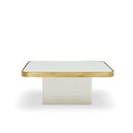 Enza Home Valio Orta Sehpa Açık Gri, 90x36,3 cm Orta Sehpa
