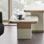 Enza Home Valio Yan Sehpa Açık Gri, 60x42,3 cm (GxY) Yan Sehpa