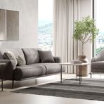 Enza Home Varena 55902 Vizon Keten Dokulu 3'lü Yataklı Koltuk+Berjer