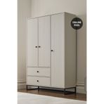 Enza Home YTSGRPIST-11694959 Kalinsta 3 Kapaklı Beyaz Gardrop