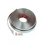 Enzelo Araç Içi Dışı 3D Krom Dekoratif Nikelaj Şerit Çıta 9mm x 4 Metre