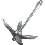 Enzh Online Marin Şemsiye Çıpa Galvanizli 2.5kg Tekne Ve Bot Çapası